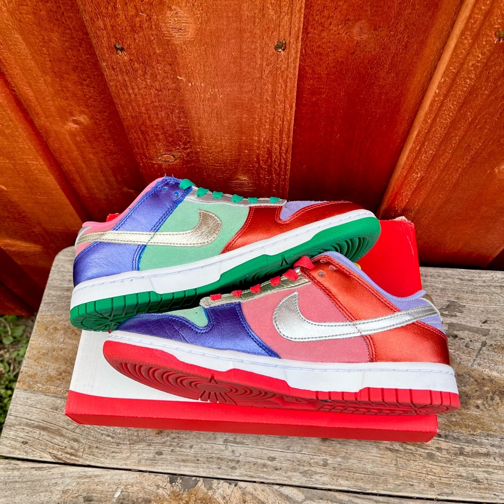 Size 7 - Nike Dunk Low Purple Pulse/Sunset Pulse 2021- Used- Good Condition